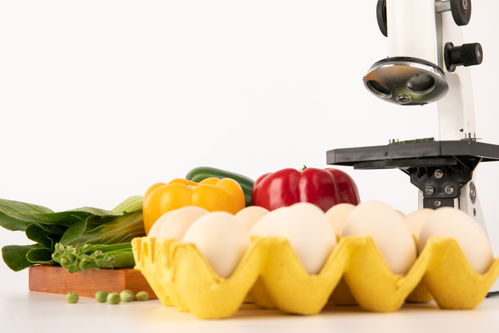 甜椒雞蛋食品安全農業科技食品培育攝影圖 插畫 下載至來源處