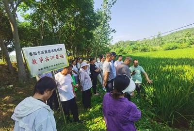 棗陽市劉升鎮:水稻綠色高產高效技術培訓班開班